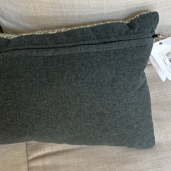 Stockbridge Lumbar Pillow, 12 x 20, Jasper, Acrylic Polyester Blend Zipper - Picture 8 of 10